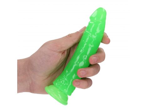 Dildo realistyczne RealRock świecące w ciemności z przyssawką 15,5 cm - 2