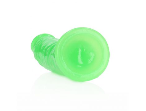 Dildo realistyczne RealRock świecące w ciemności z przyssawką 15,5 cm - 5