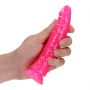 Smukłe Realistyczne Dildo z Przyssawką Świecące w Ciemności 15,5 cm - 8