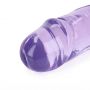 Podwójne dildo realistyczne RealRock przezroczyste 45 cm - 5
