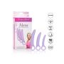Zestaw rozszerzaczy Alena Calexotics fioletowy silikonowy - 5