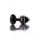 Korek analny Taboom z diamentem czarny 8.2 cm