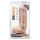 Dildo realistyczne Dr Skin Mr D beżowe z jądrami 21,6 cm