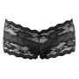 Stringi koronkowe z kokardą Cottelli Lingerie czarne S - 6