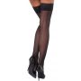 Pończochy samonośne Cottelli LEGWEAR w kropki czarne 20 den - 3