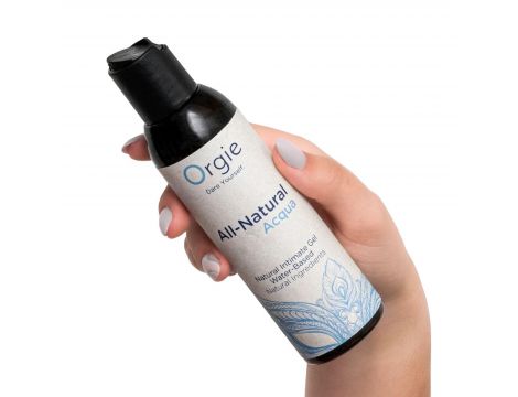 Żel intymny naturalny na bazie wody Orgie All Natural Acqua 150 ml - 2