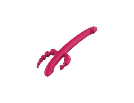 Wibrator Dream Toys Essentials Anywhere Pleasure Vibe różowy 40 cm USB - 3