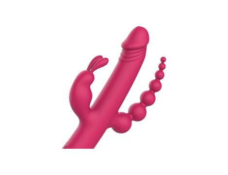 Wibrator Dream Toys Essentials Anywhere Pleasure Vibe różowy 40 cm USB - 4