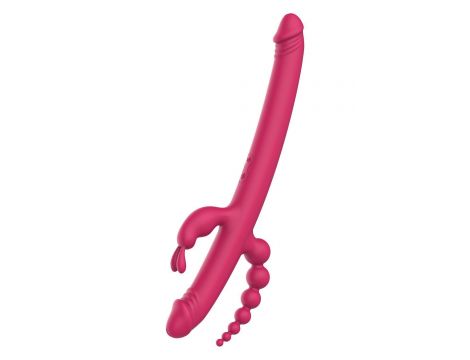 Wibrator Dream Toys Essentials Anywhere Pleasure Vibe różowy 40 cm USB - 5
