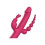 Wibrator Dream Toys Essentials Anywhere Pleasure Vibe różowy 40 cm USB - 5