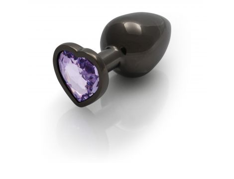 Korek analny Heart Gem Ouch średni 7 cm - 7