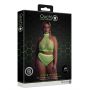 Komplet bielizny neonowej Ouch! z golfem XL/XXXXL - 4