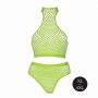 Komplet bielizny neonowej Ouch! z golfem XL/XXXXL - 5