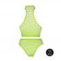 Komplet bielizny neonowej Ouch! z golfem XL/XXXXL - 6
