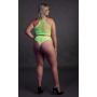 Komplet bielizny neonowej Ouch! z golfem XL/XXXXL - 8