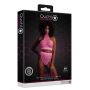 Komplet bielizny Ouch! neonowy UV z golfem XS XL - 4