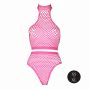 Komplet bielizny Ouch! neonowy UV z golfem XS XL - 5
