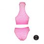 Komplet bielizny Ouch! neonowy UV z golfem XS XL - 6