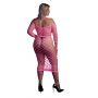 Komplet bielizny Ouch! neonowy UV długi top i spódnica XL XXXXL - 3