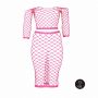 Komplet bielizny Ouch! neonowy UV długi top i spódnica XL XXXXL - 5
