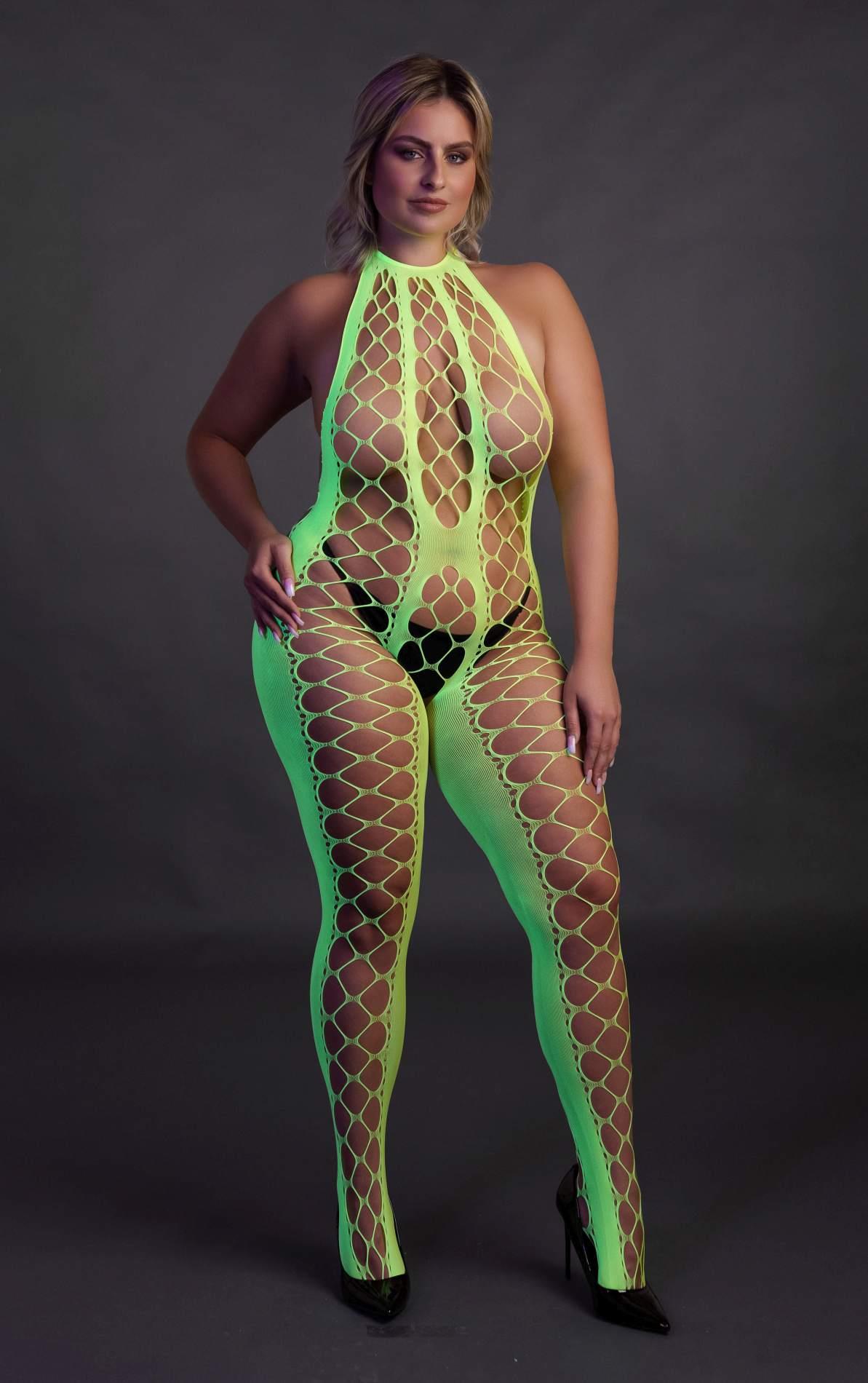 Bodystocking With Halterneck Xl/Xxxxl