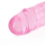 Dildo podwójne RealRock przezroczyste 34 cm - 5