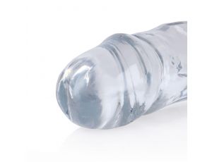 Podwójne dildo RealRock realistyczne przezroczyste 45 cm