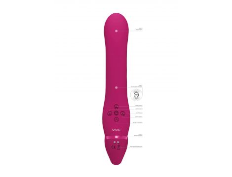 Strap on bez paska Vive Ai z wibracją i falami powietrznymi - 6