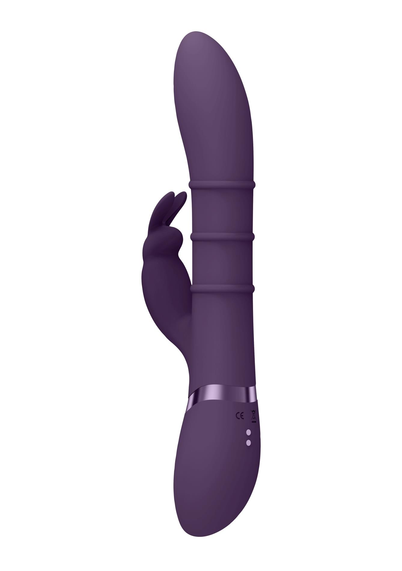sora - up & down stimulating rings, vibrating g-spot rabbit