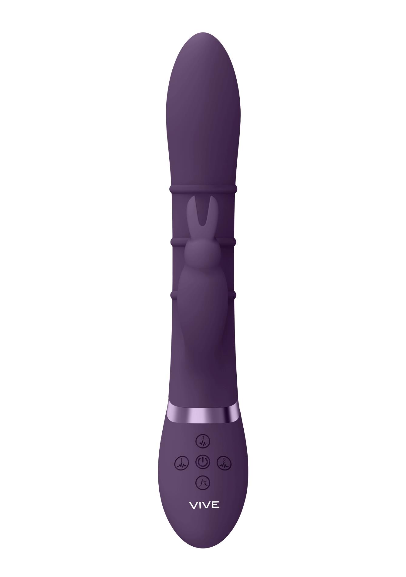 sora - up & down stimulating rings, vibrating g-spot rabbit