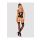 Gorset i stringi Nesari Obsessive czarne XS/S