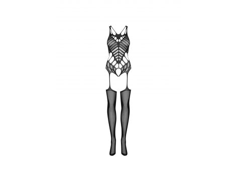 Bodystocking Obsessive G139 czarny geometryczny S/M/L - 5