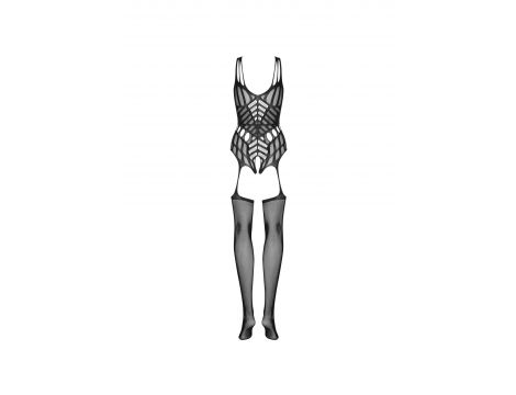Bodystocking Obsessive G139 czarny geometryczny S/M/L - 6