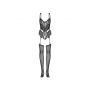 Bodystocking Obsessive G139 czarny geometryczny S/M/L - 7
