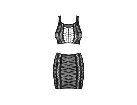 Komplet Obsessive K102 top i spódnica czarny S/M/L - 5