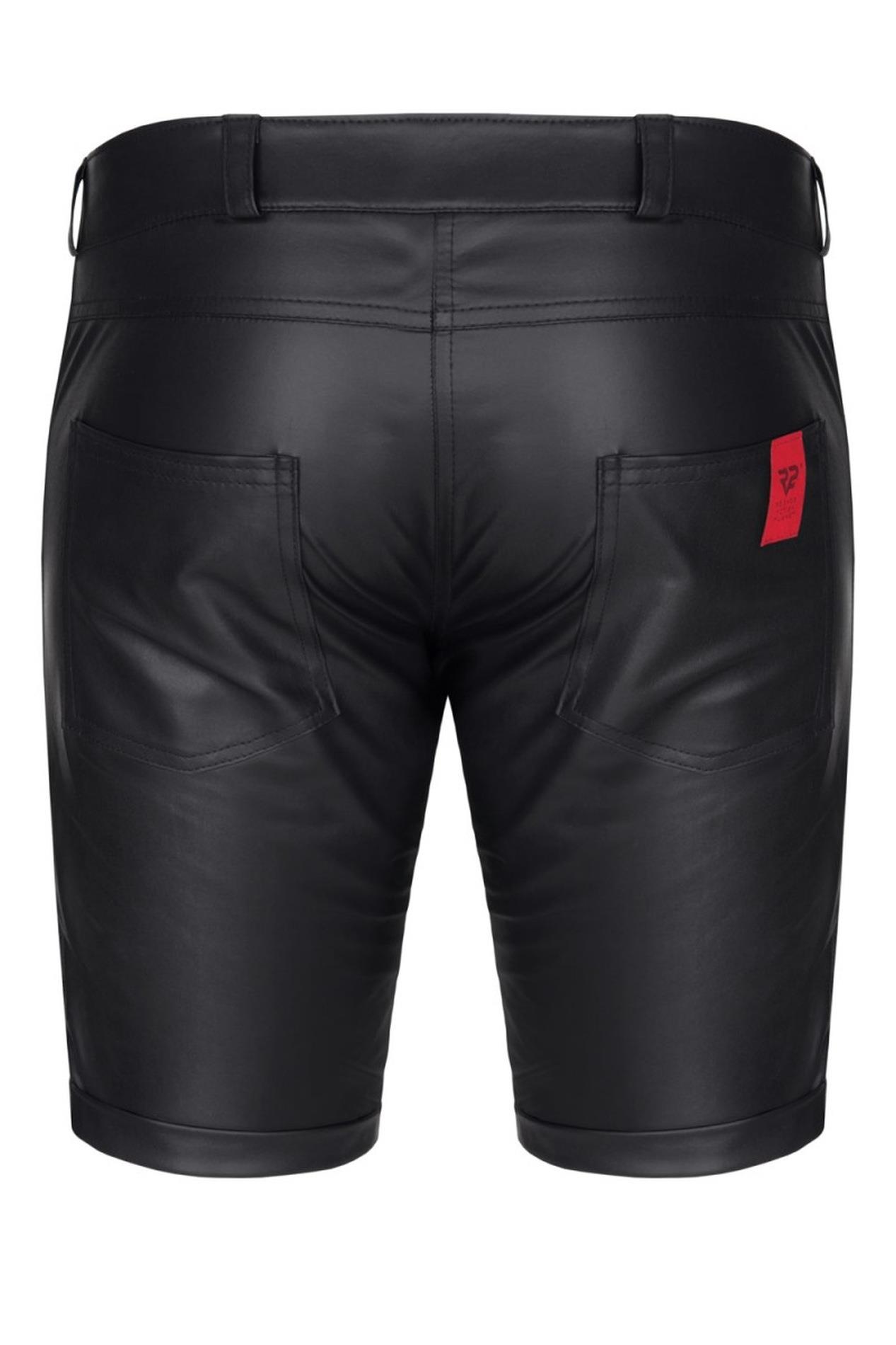 wetlook shorts black xl