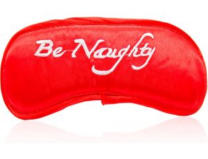 Delikatna maska na oczy Be Noughty Fetish Fever czerwona