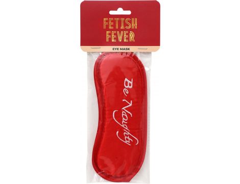 Delikatna maska na oczy Be Noughty Fetish Fever czerwona - 2