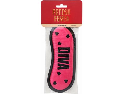 Delikatna maska na oczy Fetish Fever Diva różowa - 2