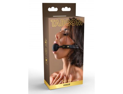 Knebel z ćwiekami Taboom czarny 66 cm - 6