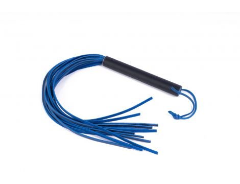 Pejcz Flogger Crazy Horse Whips Collection niebieski