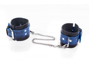 Kajdanki Crazy Horse niebieskie Whips Collection małe