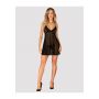 Babydoll i stringi Obsessive Latinesa czarny M/L - 4