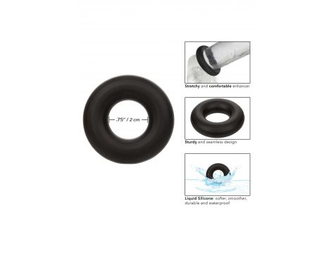 Pierścień erekcyjny silikonowy Calexotics Alpha Prolong Medium czarny - 11