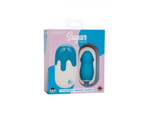 Wibrator mini Sugar Dream niebieski silikonowy USB