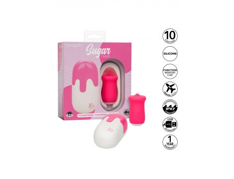 Stymulator języka Sugar Craze Calexotics różowy USB - 11