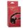 Knebel kulkowy z zdejmowaną różą Calexotics czarny silikonowy 4,5 cm