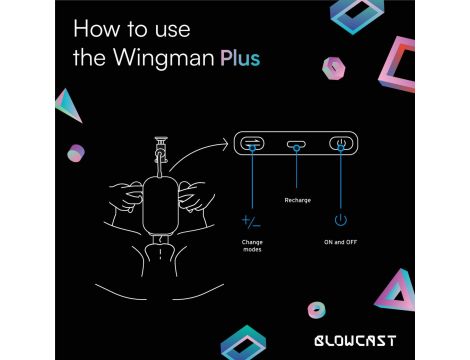 Masturbator automatyczny BLOWCAST Wingman Plus USB - 8