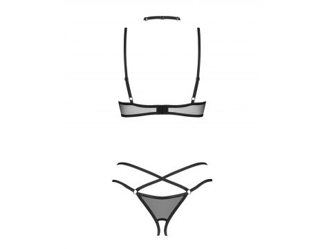 Komplet bielizny Donarella Obsessive otwarty czarny XS/S - 7