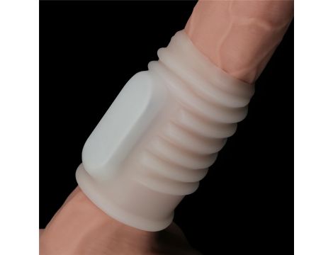Pierścień wibrujący Spiral Knights Ring Lovetoy biały - 2